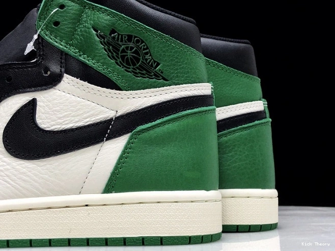 Kicktheory Green Pine NRG Jordan High 555088-302 1 Air OG Sail-Black 0727
